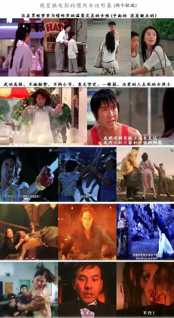 周星驰电影的一贯言行、举止、桥段、情结与手法